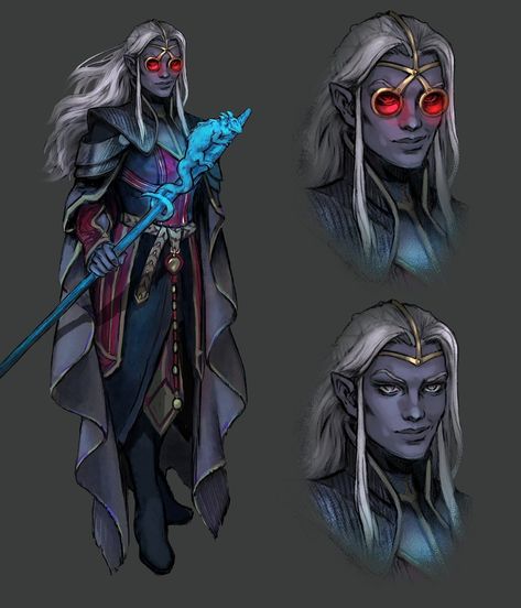 Drow Male, Elf Wizard, Random Idea, Dnd Elves, Pathfinder 2e, Dnd Inspiration, Dark Elves, Elf Characters, Character Artwork