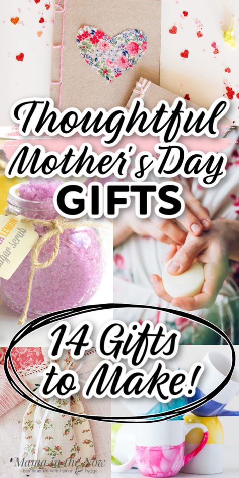 Do you like to make homemade gifts for your mom on Mother's Day? If so, then you have to try one of these amazing homemade Mother's Day gift ideas! These handmade gifts are easy to make but are so thoughtful and sweet. Your mom will love getting one of the DIY gifts this Mother's Day. #mothersday #diy #giftideas #homemade Gifts For Adult Daughters, Mother's Day Diy Gifts, Mothersday Diy, Inexpensive Mother's Day Gifts, Mothersday Gifts Diy, Mothers Day Decorations, Mothers Day Gifts For Grandma, Homemade Gifts For Mom, Creative Mother's Day Gifts