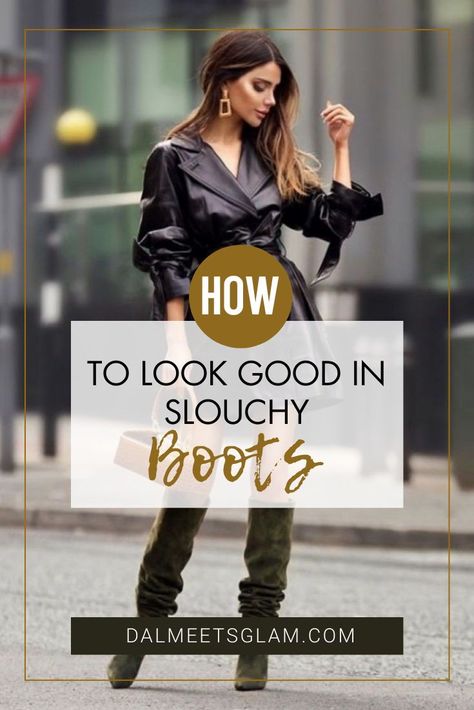 How to look good in slouchy boots | Slouchy Boots | Slouchy Boots Outfit |Boots For Women | Boots Outfit #boots #bootsoutfitforwomen Slouchy Suede Boots Outfit, Slouchy Boots Outfit Jeans, How To Style Slouchy Boots, How To Wear Slouchy Boots, Slouchy Knee High Boots Outfits, Black Slouchy Boots Outfit, Suede Brown Boots Outfit, Slouch Boots Outfit, Slouchy Boots Outfit