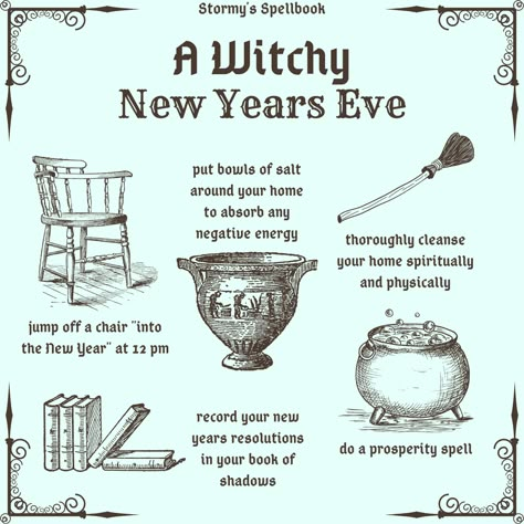 compos mentis Witchy Traditions, Witchy Holidays, Beginner Witches, Beginner Witch, Prosperity Spell, Witch Things, Magia Das Ervas, New Years Traditions, Witch Tips