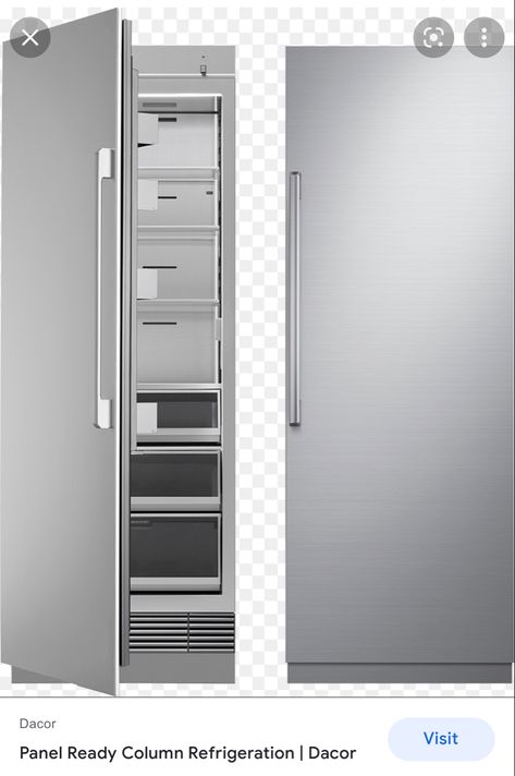 Dacor 30” Refrigerator Column and 24” Freezer Column Column Refrigerator, Lockers, Refrigerator, Locker Storage, Built In, Furniture, Home Decor, Home Décor