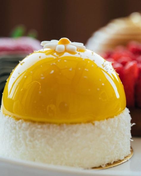 Passion Fruit Dessert, Passionfruit Dessert, Passion Fruit Cake, Passion Fruit Mousse, Coconut Mousse, Passion Fruit Curd, Passionfruit Recipes, Tropical Desserts, Coconut Tart