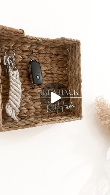 702K views · 15K likes | DIY - IKEA | IKEA hacks & creative ideas on Instagram: "Organize your keys in style with this IKEA hack by @lovinhope__! 🗝️ Ditch the cluttered key bowl and opt for a chic solution using a raffia serviette holder and hooks. 🌿 Ready to give it a try? #DIYIKEA #KeyOrganization

Explore @lovinhope__'s page for more DIY inspiration and budget-friendly decor ideas! ✨

©️ All Rights And Credits Reserved To The Respective Owners

👉  Follow @ikeacreativeideas
👉  Follow @ikeacreativeideas
👉  Follow @ikeacreativeideas
.
.
.
.
.
#ikeahack #ikea #ikeahacks #ikeadiy #ikeahome #ikeaideas #ikealover #interiordesign #interiorinspiration #interiorhacks #diy #diyhomedecor #diyideas #diyproject  #diyhomedecor #diyideas #diycrafts #home #storage #kitchendesign #kitchen #bedroom # Serviette Holder, Key Holder Diy, Key Bowl, Budget Crafts, Ikea Home, Budget Friendly Decor, Entryway Organization, Ikea Diy, Home Storage