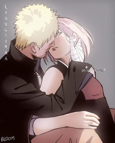 Naruto X Sakura Fanart, Narusaku Fanart, Narusaku Family, Sakura And Naruto, Naruto Original, Naruto And Sakura, Naruto X Sakura, Sakura Ships, Sakura Harem