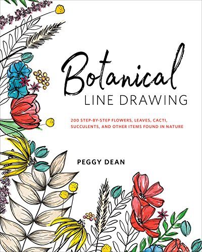 Flower Shop Business, Learn To Sketch, Botanical Line Drawing, Lettering Guide, Watercolor Flowers Tutorial, Simple Line Drawings, Flowers Tutorial, Drawing Flowers, Kawaii Doodles