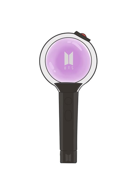 K Pop Lightstick All, Bts Blind Bag, Bts Lightstick Drawing, Bts Cute Drawings, Bts Logo Drawing, Lightstick Drawing, Bts Kdrama, Bts Lightstick, Army Drawing