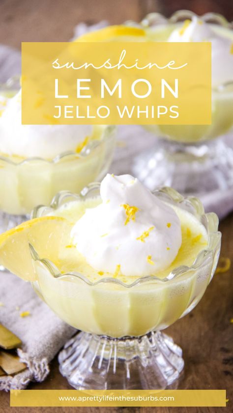 Lemon Greek Yogurt Dessert, Jello Whip, Lemon Lush Dessert Recipe, Jello Whips, Lemon Pudding Dessert, Guava Desserts, Jello Pudding Desserts, Jello Deserts, Fluff Recipes