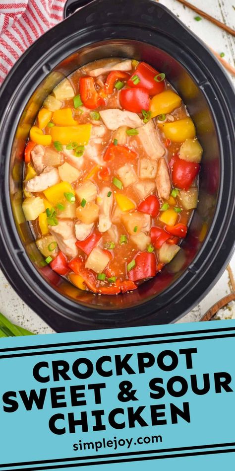 Sweet N Sour Chicken Crock Pot, Sweet And Sour Chicken Crockpot Easy, Sweet And Sour Chicken Freezer Meal, Sweet Sour Chicken Crock Pot, Crockpot Sweet And Sour Chicken Recipes, Slow Cooker Sweet And Sour Chicken, Crock Pot Sweet And Sour Chicken, Sweet And Sour Chicken Crockpot, Slow Cooker Kid Friendly