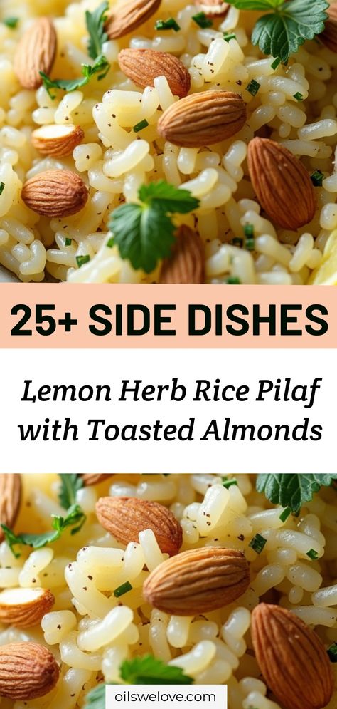 Discover 26 easy rice side dishes that will elevate any meal! From savory fried rice to creamy risottos, these recipes offer delicious options for every taste. Perfect for pairing with your favorite main dishes, these rice sides are simple to prepare and sure to impress. Explore the world of rice side dishes today and bring new flavors to your table! Healthy Rice Recipes Side Dish, Side Rice Dishes, Rice Beans Corn, Easy Chicken Drumstick Recipes, Almond Rice Pilaf, Easy Rice Side Dishes, Meatball Dinner Recipes, Rice Recipes Side, Herb Rice