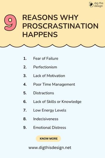 Discover the top 9 reasons why procrastination happens and how to overcome it. Uncover the psychological and practical factors behind procrastination and start boosting your productivity today. Beating Procrastination, Breaking Generational Curses, Avoid Procrastination, Generational Curses, Stop Procrastination, Vision Goals, Overcome Procrastination, Overcoming Procrastination, Celebrate Recovery