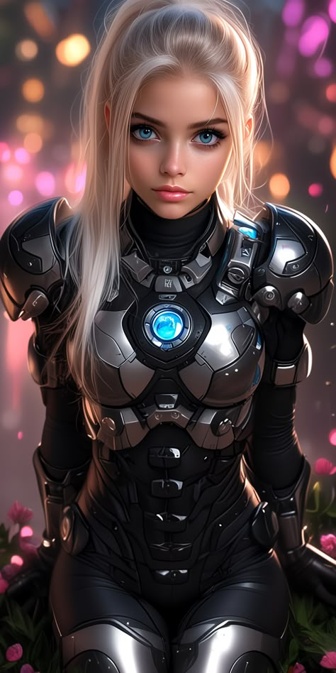 Created with Midjourney Ai #Character #Fantasy #Anime #cartoon #cyberpunk #sci-fi Female Evil Character, Female Alien Art, Beautiful Alien Female, Evil Cartoon Characters, Cartoon Cyberpunk, Cyberpunk Women, Sci Fi Character Art, Robot Wallpaper, Face Sculpting