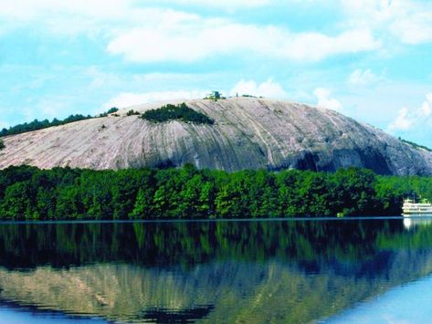 Stone Mountain Georgia, Stone Mountain Park, Scenic Railroads, State Of Georgia, Mountain Park, Georgia On My Mind, Free Camping, Stone Mountain, Ushuaia