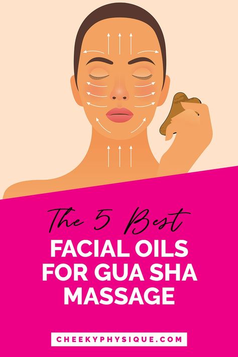 Looking to achieve maximum benefits from gua sha massage? The secret is to use the correct face oil. Here are the 5 best oils to use for a gua sha facial. Best Facial Massage Oil, Facial Massage Oil Diy, Best Facial Oil For Gua Sha, Facial Stone Massage, Oil To Use With Gua Sha, Gu Sha Facial, Face Oils For Gua Sha, Guasha Face Oil, Gua Sha Face Oil