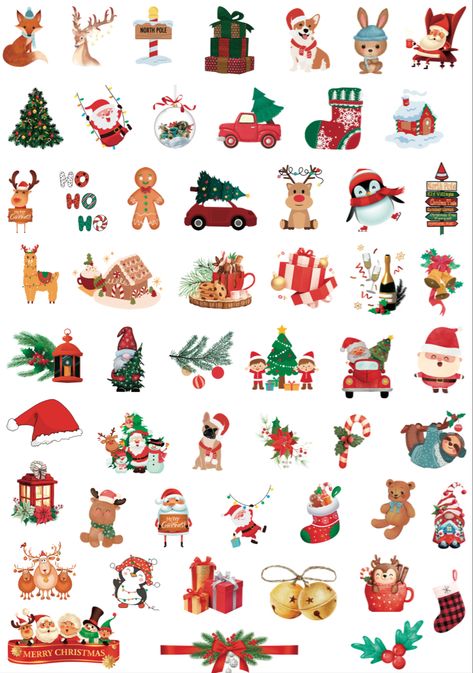 #christmas #stickers #background #wallpaper #christmasornaments #christmastree Christmas Stickers Printable Aesthetic, Crismas Stickers, Cute Christmas Stickers Aesthetic, Stickers Aesthetic Christmas, Christmas Stickers Printable Free, Christmas Stickers Aesthetic, Aquarell Christmas, Christmas Hat Clipart, Christmas Frame Clipart