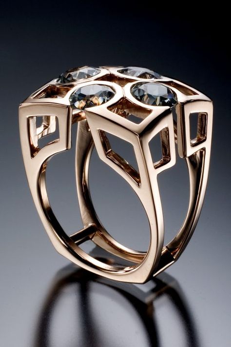 ring657website-edit-large Mens Ring Designs, 3d Jewelry, Art Jewelry Design, Mobile Website, Craft Shows, Rose Gold Pink, Diamond Cocktail Rings, Rings Cool, Gems Jewelry