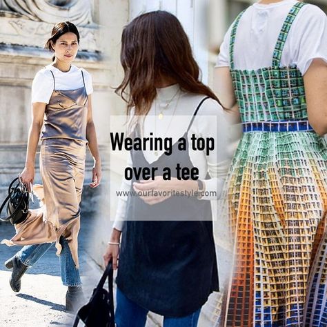 HOW TO LAYER A T-SHIRT UNDER A DRESS | Our Favorite Style | Bloglovin’ Tee Under Dress, T Shirt Under Dress Outfits, How To Layer Shirts, Tshirt Under Dress Outfit, Tshirt Under Dress, Dress Over Tshirt, T Shirt Under Dress, Shirt Under Dress Outfit, Layering A Dress