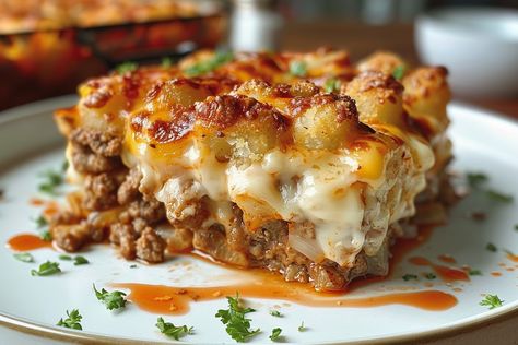 Lipton Onion Soup Mix Recipes, Bubble Up Chicken, Soup Mix Recipes, Bbq Baked Chicken Breast, Ritz Cracker Chicken Casserole, Tot Recipes, Meatloaf Topping, Cheesy Tater Tots, Perfect Meatloaf