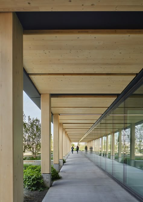 Katerra and Michael Green Architecture complete the Catalyst Building in Spokane, Washington Clt Building, Cantilever Architecture, Sustainable Building Design, Building Management System, Mass Timber, Lake Wylie, Timber Architecture, Building Management, Building Front