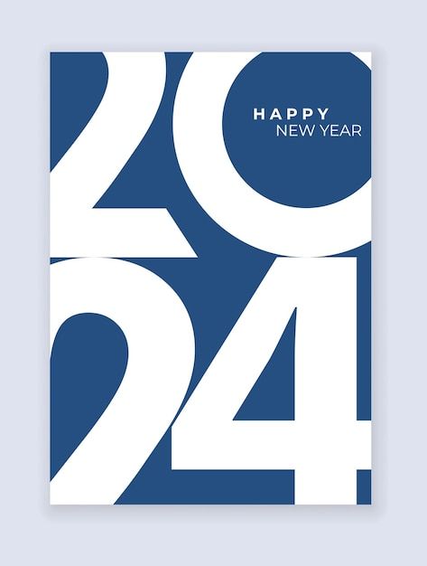 2024 Images, Strong Typography, Happy New Year 2024, 2024 Design, Wallpapers Hd, Year 2024, Premium Vector, Cover Design, Happy New