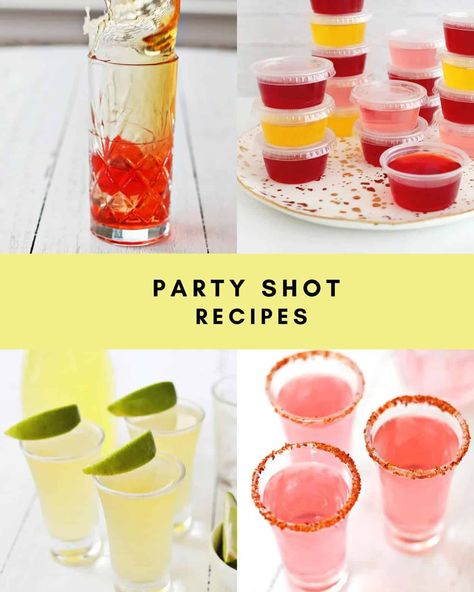 Make Ahead Shots For A Crowd, Scooby Snack Shot Recipes, Nye Shots, Party Shots Alcohol, Mini Beer Shots, Shots Jello, Scooby Snack Shot, Yummy Shots, Chocolate Cake Shot