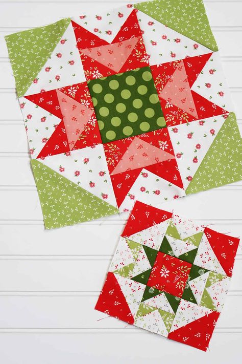 Block Of The Month 2023, Christmas Table Runner Quilt, Patchwork Quilt Ideas, Quilt Block Of The Month, New Quilt Patterns, Table Runner Quilt, Moda Blockheads, Hst Quilts, A Quilting Life