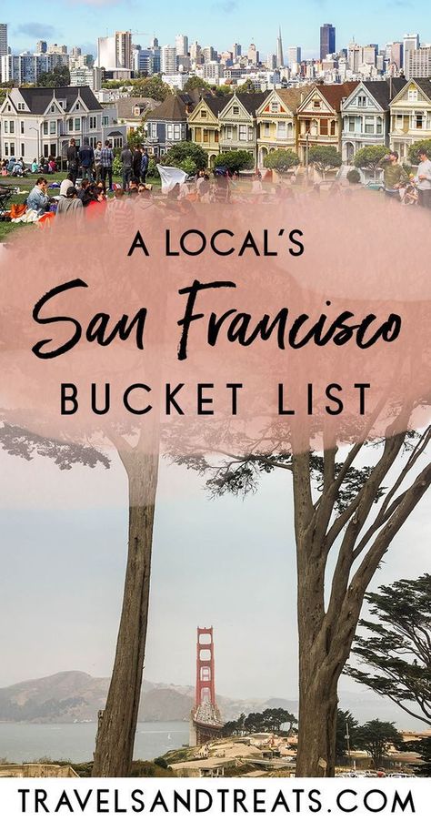 San Francisco Bucket List: Best Things to Do in San Francisco via @travelsandtreats San Francisco Quotes, San Francisco Bucket List, San Francisco Vacation, San Francisco Travel Guide, San Francisco Trip, California San Francisco, To Do In San Francisco, Cali Trip, 100 Things To Do