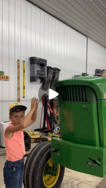 Jessica Laux on Instagram: "Jackson and the #johndeere 4020 he’s proud of his new tractor he bought full video up over on YouTube" John Deere Kids, Yard Tractors, Tractor Art, Homemade Tractor, New Tractor, John Deere Tractors, Tree Farm, John Deere, Tractor