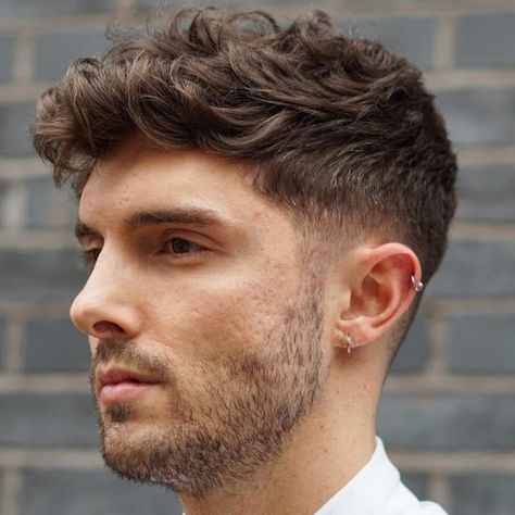 40 Statement Hairstyles for Men with Thick Hair Short Taper Fade, Caesar Haircut, Trendy We Fryzurach, Boys Haircut, Thick Wavy Hair, Mens Hairstyles Thick Hair, Wavy Hair Men, Wavy Haircuts, Thick Curly Hair