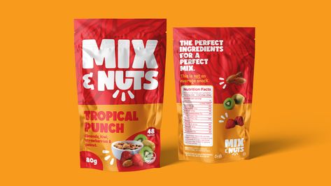 Trail Mix Packaging, Mixed Nuts Packaging, Nuts Packaging Design, Peanut Packaging, Healthy Snack Brands, Nuts Packaging, Crunchy Corn, Peanut Butter Brands, Glass Shelves Decor