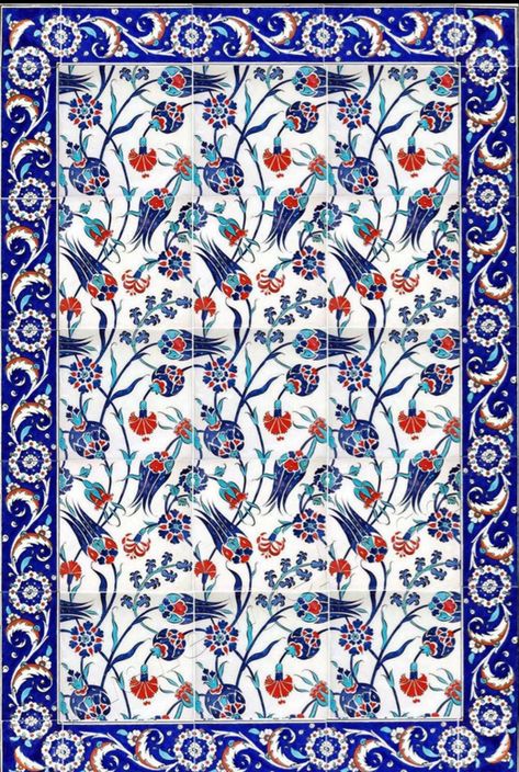 Turkish Wall Decor, Turkish Design Pattern, Turkish Wall Art, Turkish Tiles Pattern Design, Turkish Art Paintings, Turkish Art Pattern, Turkish Prints, Islamic Graphic Design, Turkish Walls