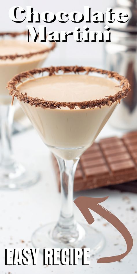 With decadent Godiva chocolate liqueur and your favorite vodka, this Godiva Chocolate Martini is a boozy dessert delight. Perfect for girls' night, holidays or any time you're craving a special treat! Chocolate Martini Recipe Godiva, Godiva Chocolate Martini, Easy Sweet Snacks, Martini Recipes Easy, Chocolate Martinis, Sweet Snacks Easy, Chocolate Martini Recipe, Martini Recipes Vodka, Sweet Treat Recipes