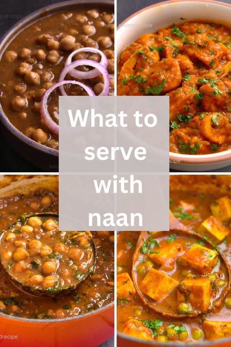 if you are wondering what to eat with naan? look no further. Here are delicious vegan and vegetarian curry recipes you can pair with fluffy naan bread Naan Bread And Curry, What To Eat With Naan Bread Dinners, Naan Meal Ideas, What To Make With Naan Bread, Ways To Use Naan Bread, Things To Make With Naan Bread, Vegetarian Naan Recipes, Recipes With Naan Bread Dinners, What To Do With Naan Bread