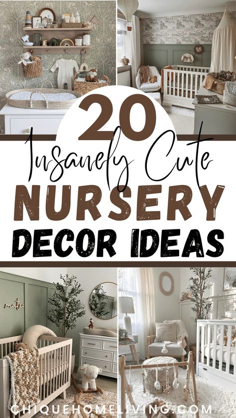 Creating a serene space for your little one? Discover 20 Minimalist Nursery Decor Ideas! Find simple and stylish designs to create a peaceful and modern nursery for your baby. Sage And Beige Nursery, Green Baby Nursery Boy, Beige Nursery Boy, Simple Baby Nursery Ideas, Sage Green Nursery Boy, Simple Baby Nursery, Sage Green Nursery Ideas, Light Green Nursery, Nursery 2024