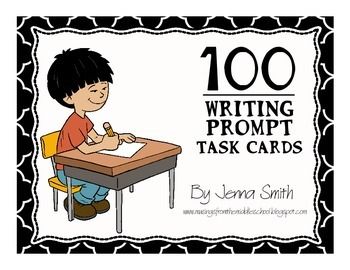 100 Writing Prompt Task Cards by Musings from the Middle School | Teachers Pay Teachers Fifth Grade Writing, Anchor Activities, Intermediate Classroom, Writing Interventions, Fun Writing Activities, Small Group Activity, Writing Assessment, Ela Writing, Middle School Writing