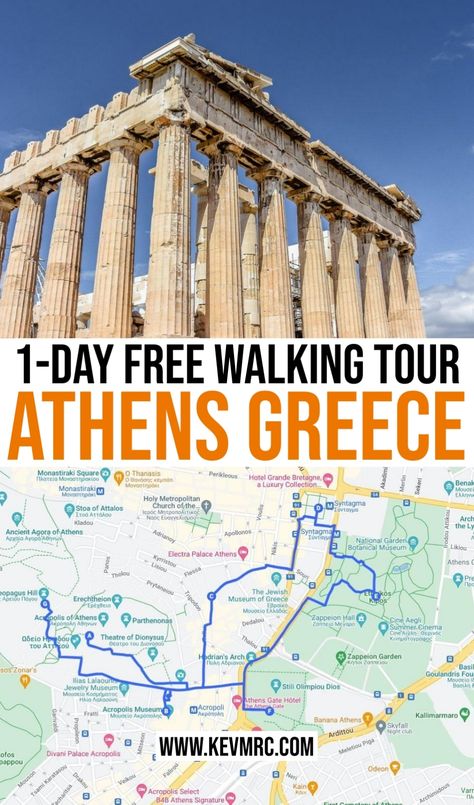 You have only a day to spend in Athens Greece? Here's the best way to spend 24 hours in the beautiful Greek capital city. athens 1 day itinerary | athens greece itinerary | athens greece travel guide | athens greece travel itinerary Greece Travel Itinerary, Athens Itinerary, Places To Go In Europe, Cheapest Places To Travel, Greece Cruise, Europe In Winter, Things To Do In Athens, Cheap Travel Destinations, Best Airplane