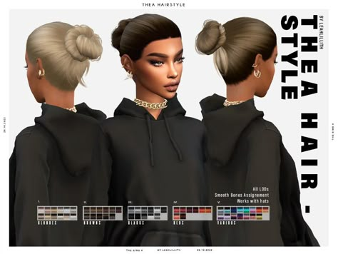 Sims 4 Cc Women Accessories, Sims 4 Slick Back Hair, Sims 4 Cc Features, Sims 4 Cc Slick Back Hair, Sims 4 Slicked Back Hair Cc, Leah Lillith, Sims Cc Hair, Ts4 Hair, Sims Download