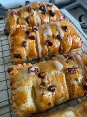 Just like your neighborhood bakery Sourdough Bear Claws, Almond Bear Claw Recipe, Bearclaw Pastry, Bear Claws Recipe Easy, Pepperidge Farm Puff Pastry Recipes, Brunch Danish, Bear Claw Recipe, Breakfast Pastry Recipes, Pepperidge Farm Puff Pastry