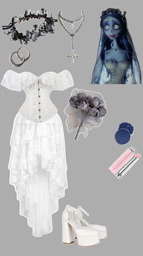 # Halloween Costume Ideas 3, Tims Outfits, Tim Burton Halloween, Halloween Bride Costumes, Bride 2024, Corpse Bride Costume, Halloween Bride, Costume Ideas For Halloween, Carnaval Costume