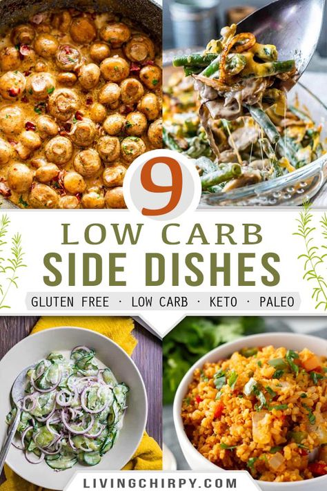 Side Dishes With Fish, Low Calorie Sides, Low Calorie Side Dishes, Low Carb Side Dish Recipes, Carb Side Dishes, Low Carb Side Dish, Mexican Side Dishes, Low Carb Side, Side Dishes For Chicken