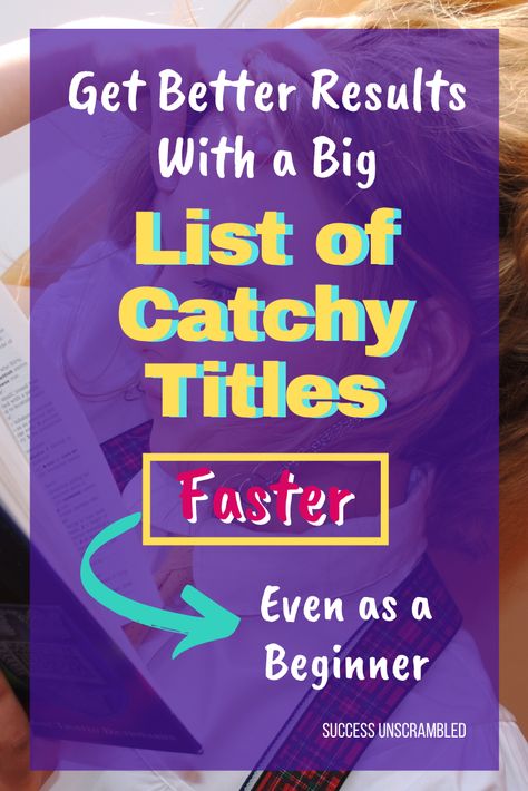 6 ways you can create a list of catchy titles in 10 minutes or less without looking like an amateur. Catchy Titles Ideas, Catchy Title For Tiktok, Blog Content Planner, Blog Title, Study Planner Printable, Blog Writing Tips, Blog Checklist, Canva Tips, Daily Checklist