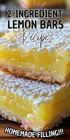 These 2-Ingredient Lemon Bars are a testament to that. With just two ingredients, you can create a delicious, tangy, and sweet treat that will leave everyone asking for the recipe.… 2 Ingredient Lemon Cake Bars, Two Ingredient Lemon Bars Recipe, Weight Watchers Lemon Bars, Cakes Red Velvet, Lemon Cake Bars, Peach Pound Cakes, Fruit Pie Filling, Tasty Cakes, Easy Carrot Cake