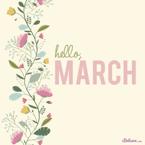 View Hello March! - Your Daily Verse. Share, pin and save today's encouraging Bible Scripture. Hello March Images, Hello March Quotes, March Images, March Quotes, March Bullet Journal, Monthly Quotes, Photos For Facebook, Hello March, March Month