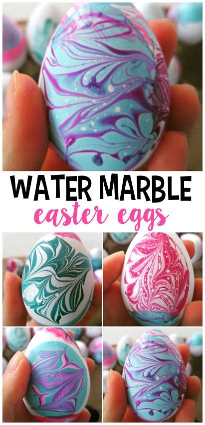 Water marble easter egg decorating using nail polish! Such a fun craft for older kids! #watermarbling #waterart #easter #eastercrafts #eastereggdecorating #eastereggideas #easterideas #eastereggs #craftymorning Craft For Older Kids, Diy Osterschmuck, Water Marble, Easter Egg Dye, Ideas For Easter Decorations, Easter Projects, Ideas For Easter, Egg Crafts, Easter Decorations Kids