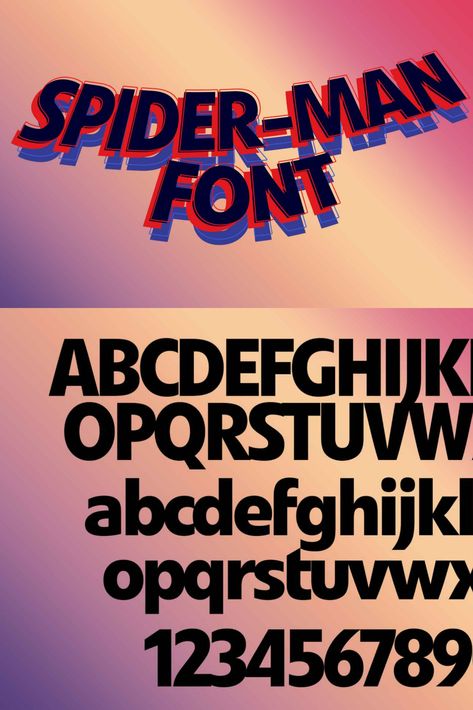 Spider Man Across The Spider Verse Font Free Spiderman Font Letters, Spider-man Font, Spider Man Font, Spider Verse Font, Spiderman Font, Font Wallpaper, Font Styles Names, Font Sans Serif, Popular Sans Serif Fonts