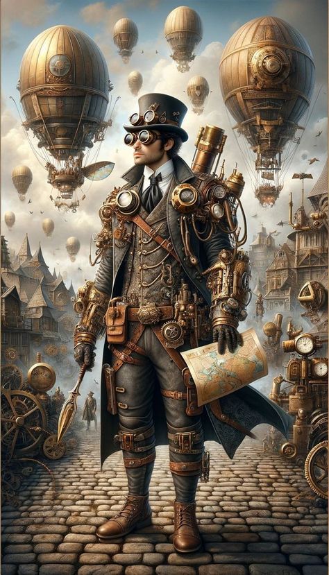 Steampunk Inventor Aesthetic, Steampunk Concept Art, Modern Steampunk, Steampunk Photography, Steampunk Machines, Steampunk Ship, Medieval Steampunk, Steampunk Robots, Steampunk Images