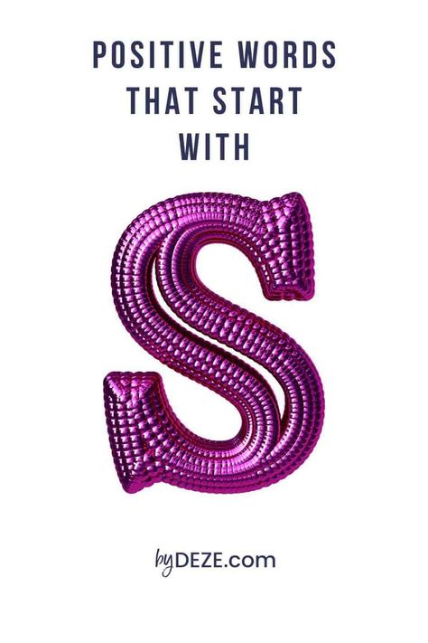 What's a positive word that begins with S?
What words start with S that describe a person?
What is a good adjective for S? Confident Words, Postive Words, Description Words, List Of Positive Words, Positive Adjectives, Team Word, Adjective Words, Elegant Words, Prek Activities