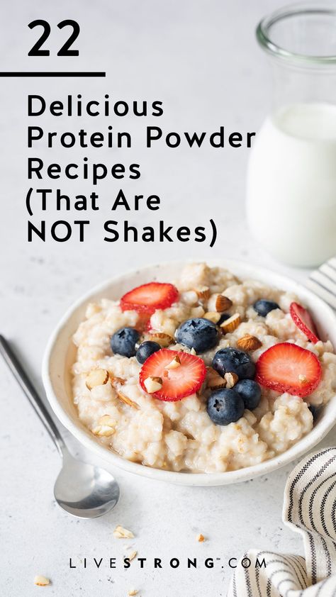 Easy Protein Powder Recipes, Protein Powder Pancakes, Recipes Protein, Best Vegan Protein, Easy Protein, Protein Dinner, Protein Muffins, Protein Powder Recipes, Vegan Protein Powder