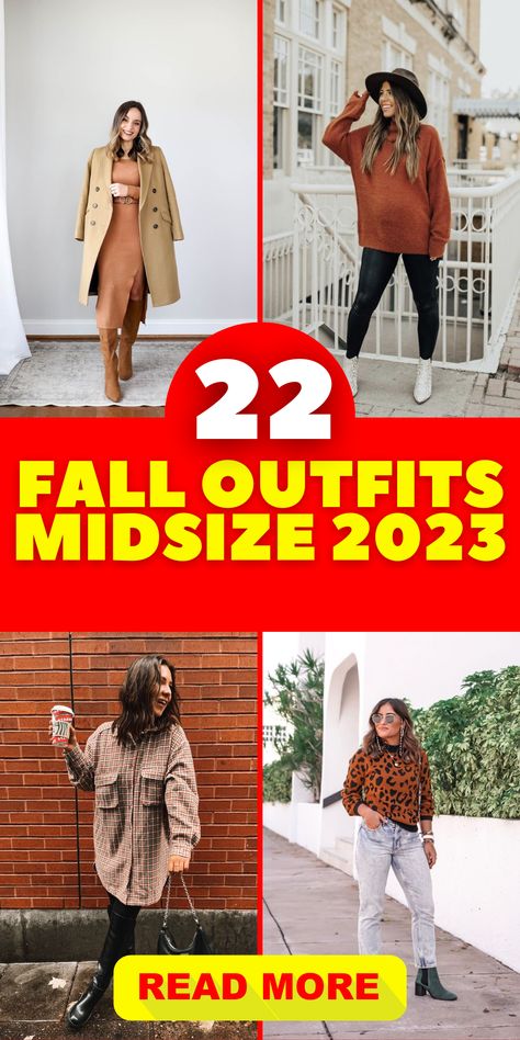 Comfy Casual and Chic: Midsize Women’s Early Fall Outfit Ideas 2023 plus size historical fashion plus size outfits inspiration big and tall clothing eloquii clothes plus two piece sets plus size wedding guest pant suits hippy clothes plus size stores that have plus sizes women shein curve plus #plussize #Comfy #Casual #Chic #Midsize #Womens #Early #Fall #Outfit #Ideas Fall Outfits For Size 10 Women, Fall 2023 Trendy Outfits, Fall Looks Midsize, Autumn Outfits 40 Plus, Fall 2023 Comfy Outfits, Cute Cozy Fall Outfits Casual, Autumn Everyday Outfit, Fall Mid Size Outfits 2023, Autumn Casual Outfits 2023