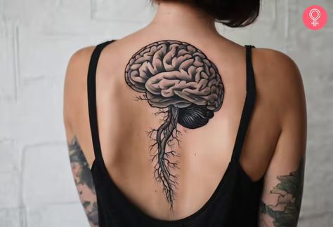 8 Innovative Brain Tattoo Ideas Abstract Brain Tattoo, Brain Tattoo Design, Neuroscience Tattoo, Brain Tattoo Ideas, Brain Tattoos, Create Tattoos, 2024 Tattoo, Brain Tattoo, Matching Tats