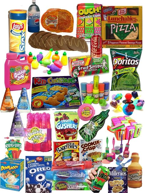 90s snacks 2000s Food, 90s Snacks, 90s Party Ideas, 90s Food, 90s Birthday, 90s Theme Party, 2000s Party, Childhood Memories 90s, 90s Memories